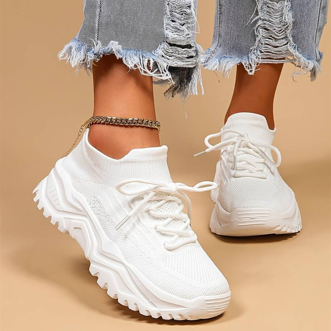 Witte Sneakers Dames Voor Comfort-2